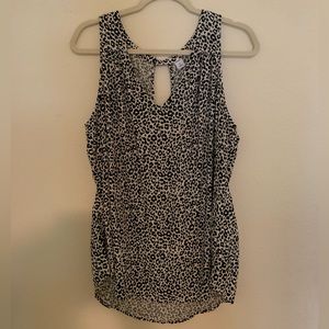 Cheetah Print Tank Top